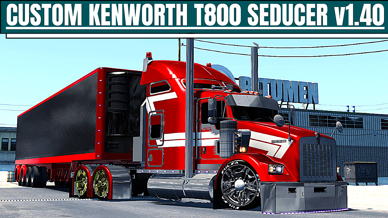 ✅ American Truck Simulator | CUSTOM T800 SEDUCER [ATS 1.40]